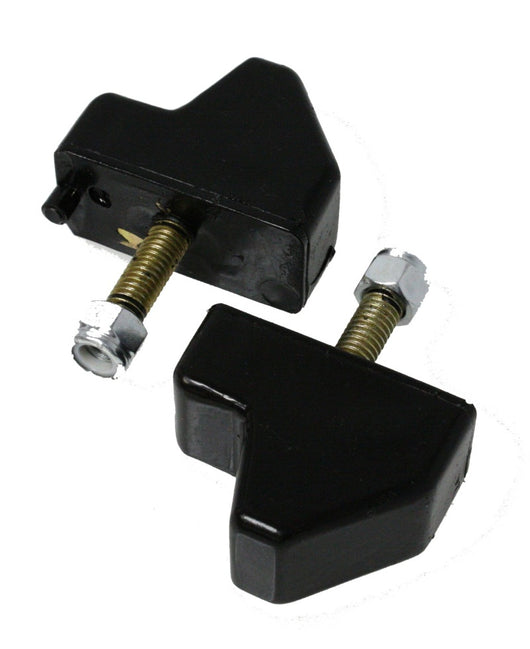 Energy Suspension GM Style Black Front Bump Stop Set - 9.9150G