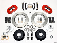 Wilwood Narrow Superlite 6R Front Hub Kit 14.00in Red 70-78 Camaro - 140-10486-R