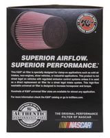 K&N Universal Rubber Filter 3 1/2inch ID FLG / 6inch Base / 4-5/8inch Top / 6inch Height - RE-0950