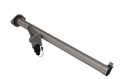 QTP 15-18 Ford F-150 CC/EC Standard Bed 2.5in 304SS Aggressor Cutout Mid Pipe - 540015