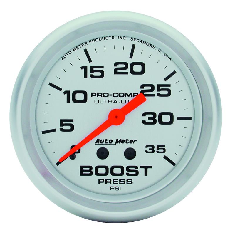 Autometer Ultra-Lite 2 5/8in Mechanical Boost Gauge - 4404
