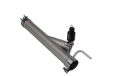 QTP 09-18 Ram 1500 3in 304SS Aggressor Cutout Mid Pipe - 520009