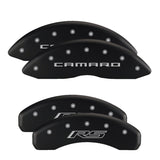 MGP 4 Caliper Covers Engraved Front & Rear MGP Black finish silver ch - 14050SMGPBK