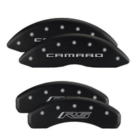 MGP 4 Caliper Covers Engraved Front & Rear MGP Black finish silver ch - 14050SMGPBK