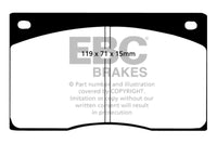 EBC 93-97 Aston Martin DB7 3.2 Supercharged Yellowstuff Front Brake Pads - DP4262R