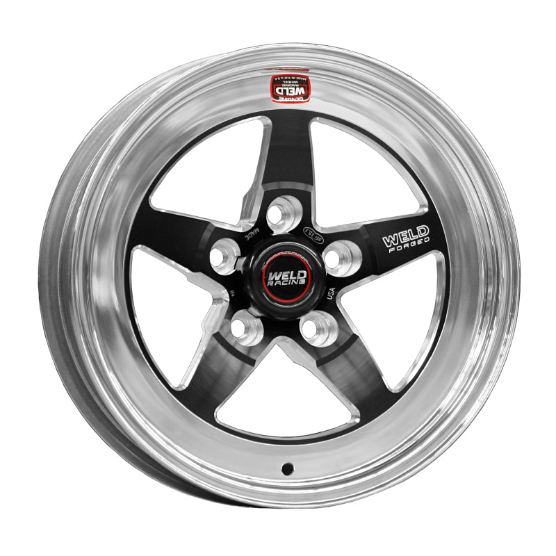 Weld S71 15x10 / 5x120mm BP / 7.5in. BS Black Wheel (Medium Pad) - Non-Beadlock - 71MB-510N75C