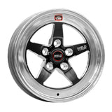 Weld S71 15x16.33 / 5x4.5 BP / 6.5in. BS Black Wheel (Low Pad) - Non-Beadlock - 71LB-516A65A