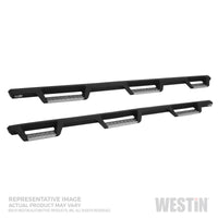 Westin 2019 Chevrolet Silverado/Sierra 1500 (5.5ft) Drop Wheel to Wheel Nerf Step Bars - Txt Black - 56-5346852