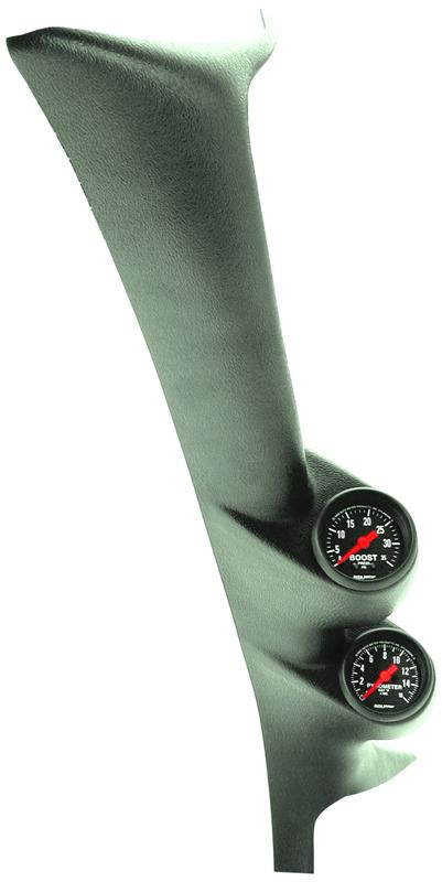 Autometer 99-03 Ford Powerstroke/SD Black Dual A-Pillar Gauge Kit - 7071