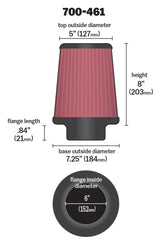 Airaid Kit Replacement Filter - 700-461