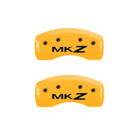 MGP 4 Caliper Covers Engraved Front & Rear MGP Black finish silver ch - 36008SMGPBK