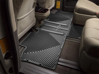 WeatherTech 11+ Toyota Sienna Rear Rubber Mats - Black - W244