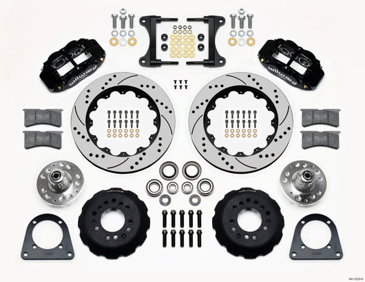 Wilwood Narrow Superlite 6R Front Hub Kit 14.00in Drilled TCI-IFS 71-78 (Pinto Based) - 140-13225-D