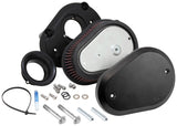 K&N  00-16 Harley Davidson Street Metal Intake System Flare Black - RK-3932B