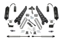 Fabtech 11-16 Ford F250/350 4WD Diesel 4in Radius Arm System w/DL 4.0 Coilover & Rear DL 2.25 Shocks - K2223DL