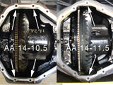 afe Rear Differential Cover (Raw; Street Series); Dodge Diesel Trucks 03-05 L6-5.9L (td) - 46-70090