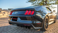 Corsa 15-16 Ford Mustang GT 5.0 3in Cat Back Exhaust Black Quad Tips (Sport) - 14337BLK
