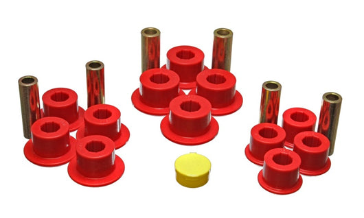 Energy Suspension Chevy Rear Leaf Spring Set - Red - 3.2141R
