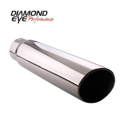 Diamond Eye TIP 5inX6inX18in BOLT-ON ROLLED-ANGLE 15-DEGREE ANGLE CUT 15-DEGREE ANGLE CUT - 5618BRA