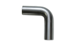 Vibrant 3.5in O.D. T304 SS 90 deg Mandrel Bend 6in x 6in leg lengths (5.5in Centerline Radius) - 13043