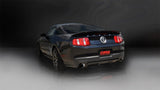 Corsa 11-12 Ford Mustang Shelby GT500 5.4L V8 Black Sport Axle-Back Exhaust - 14320BLK