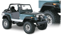 Bushwacker 59-83 Jeep CJ5 Cutout Style Flares 4pc - Black - 10910-07