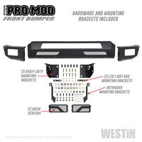 Westin  2019 Dodge Ram 1500 ( Excludes 1500 Classic & Rebel Models )  Pro-Mod Front Bumper - 58-41075