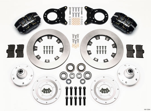 Wilwood Dynapro Dust-Boot Front Kit 12.19in 1965-1969 Mustang Disc & Drum Spindle - 140-13344