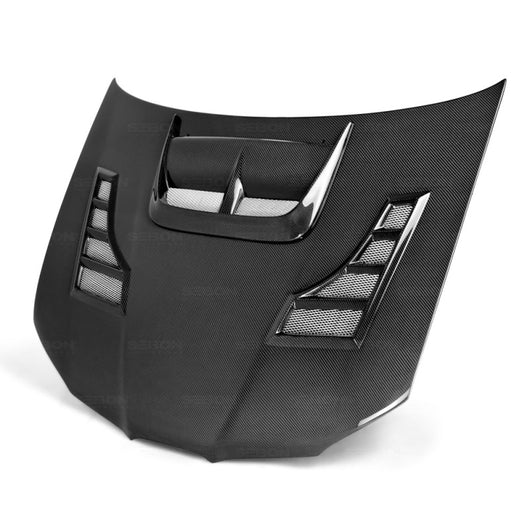 Seibon 06-07 Subaru WRX/STi CW Carbon Fiber Hood - HD0607SBIMP-CW