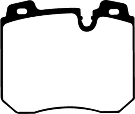 EBC 90-95 BMW 750iL 5.0 (E32) Redstuff Front Brake Pads - DP3886C