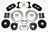 Wilwood AERO4 Rear P-Brake Kit 14.00in Mopar/Dana 2.36in Off w/Snap Ring Brng - 140-10951