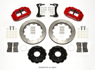 Wilwood Narrow Superlite 4R Front Hat Kit 12.88in Red 2007-Up Jeep Wrangler - 140-13880-R