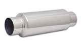 Vibrant SS Resonator (Standard Design) 3.5in inlet/outlet x 18in long w/5in OD resonator body - 17970