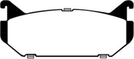 EBC 93-97 Ford Probe 2.0 16v Yellowstuff Rear Brake Pads - DP4972R
