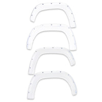EGR 14+ Chev Silverado 6-8ft Bed Bolt-On Look Color Match Fender Flares - Set - Summit White - 791574-GAZ