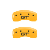 MGP 4 Caliper Covers Engraved Front & Rear MGP Black finish silver ch - 10017SMGPBK