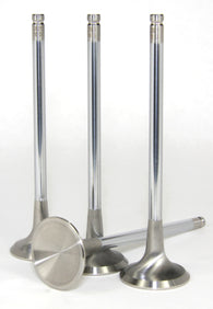GSC P-D 4B11T Chrome Polished Super Alloy Exhaust Valve - 30mm Head (+1mm) - SET 8 - 2027-8