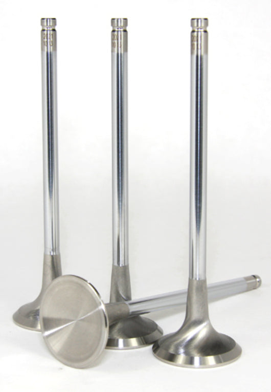 GSC P-D 4B11T Chrome Polished Super Alloy Exhaust Valve - 30mm Head (+1mm) - SET 8 - 2027-8