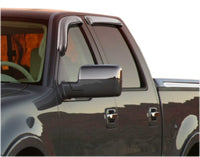 AVS 06-08 Lincoln Mark LT Ventvisor Outside Mount Front & Rear Window Deflectors 4pc - Chrome - 684443
