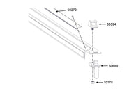 Access Slide In Hook Replacement Kit - Vanish and Tonnosport - 1in x 17ft w/ 4 Screws - 60270