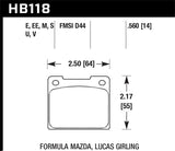 Hawk 65-80 Triumph Spitfire (MKIII/MKIV) DTC-70 Race Front Brake Pads - HB118U.560