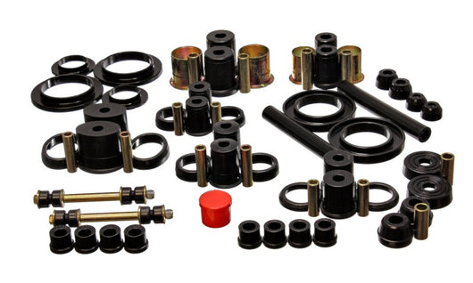 Energy Suspension 94-98 Ford Mustang Black Hyper-flex Master Bushing Set - 4.18112G