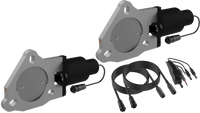 QTP 3in Bolt-On QTEC Dual Electric Cutout Valves - Pair - QTEC60