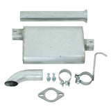 MBRP 00-06 Jeep Wrangler (TJ) Inline-4 2.5L Inline-6 4.0L Cat Back Single Off-Road Turn Down Alum Ex - S5522AL