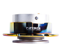 NRG Quick Release Gen 2.5 - Silver Body / Neochrome Ring - SRK-250SL/MC