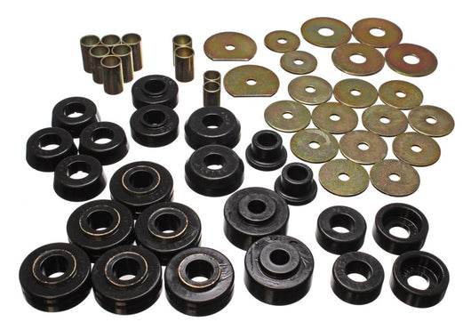 Energy Suspension Chevy Body Mounts - Black - 3.4138G