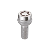 McGard Wheel Lock Bolt Set - 4pk. (Radius Seat) M14X1.5 / 17mm Hex / 45.0mm Shank Length - Chrome - 28017