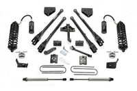 Fabtech 11-16 Ford F250/350 4WD Diesel 6in 4 Link System w/DL 4.0 Coilovers & Rear DL 2.25 Shocks - K2224DL