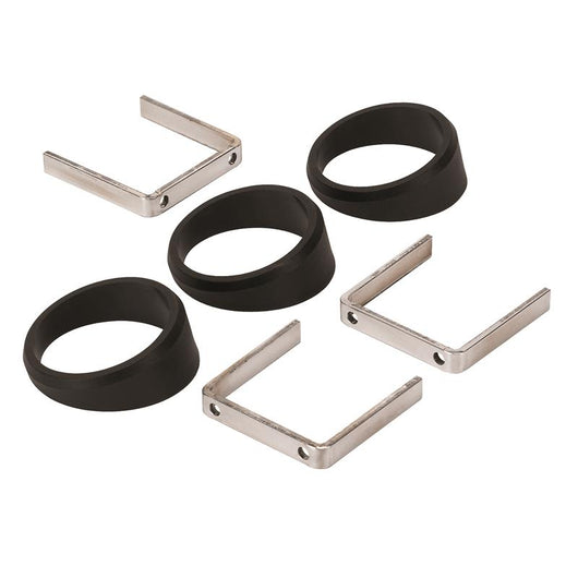 Autometer or Autogage 2-1/16in Black Angle Rings -- 3 Pack - 2234