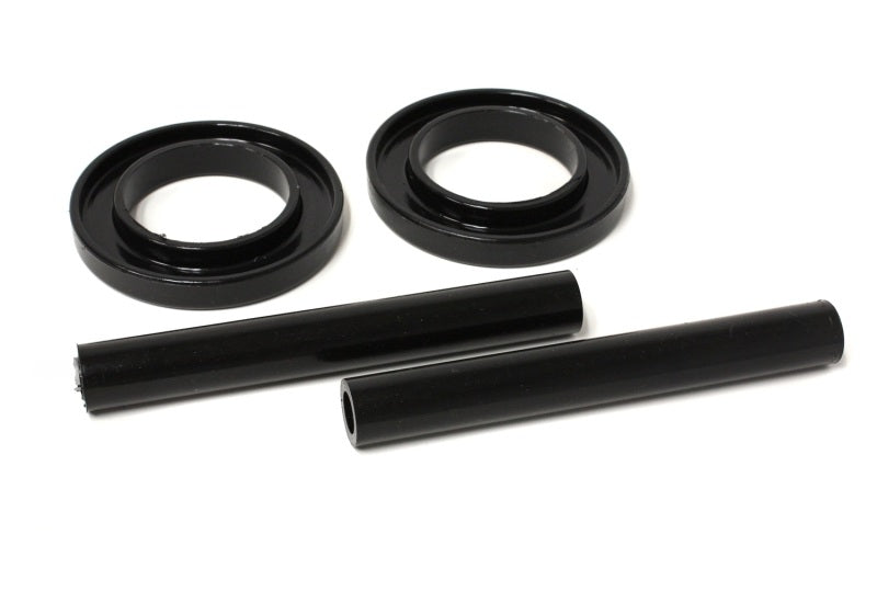 Energy Suspension 83-04 Ford Mustang SVO Black Front Spring Upper & Lower Isolator Set - 4.6102G